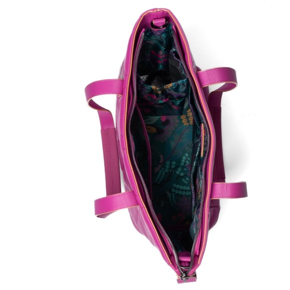 Paddock Satin Matte Luxe VL Tote, Orchid, NWT, Still has original packing - Picture 4 of 5